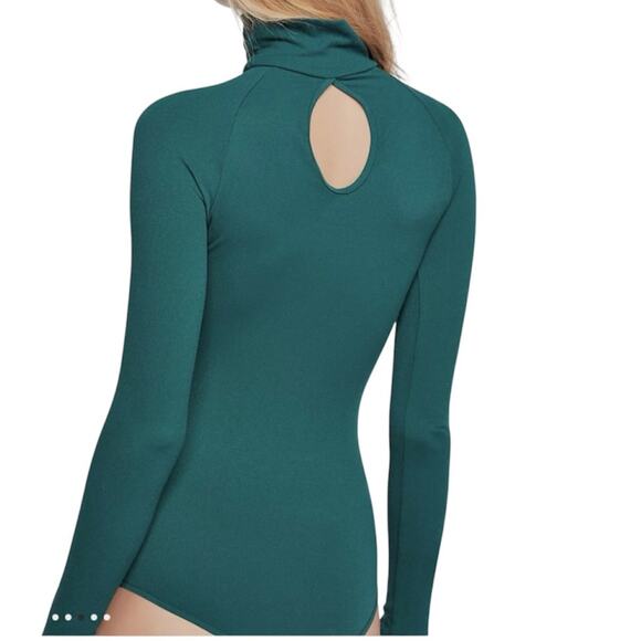 FP Movement M/L Seamless Turtleneck Bodysuit keyhole back cutout BC 2701 - Picture 1 of 10